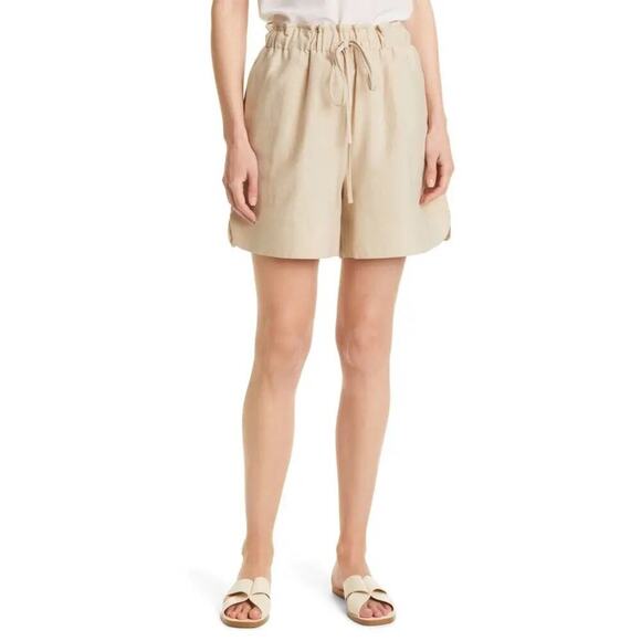 RODEBJER Pants - RODEBJER Mila Drawstring Shorts - Beige - Smal